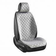 Комплект накидок для передних сидений CarLife Turbo grey SC30202 серый