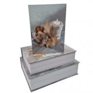 Коробка подарочная Книга 23x16,2x6 см 8029-1