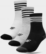 Шкарпетки 4F SOCKS CAS M234 (3PACK) 4FJWAW23USOCM234-90S р.32-35 різнокольоровий 3 пари шт.