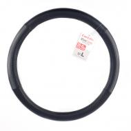 Чехол на руль CarLife SW123L р. L (39-41 см) черный