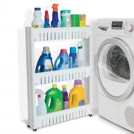 Етажерка Supretto на коліщатках (5510) 725х130х540 мм білий