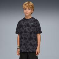 Футболка Puma ESS ELEVATED Relaxed Tie-dye Tee 69210601 р.152 черный