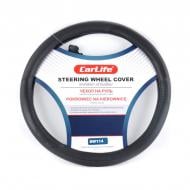 Чохол на кермо CarLife SW114XL р. XL (41-43 см) чорний Чохол на кермо CarLife SW114XL р. XL (41-43 см) чорний