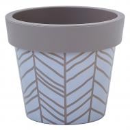 Горшок пластиковый Алеана Гамма 26,0x22,0 см круглый какао