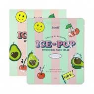 Маска для обличчя Koelf Ice-Pop Cherry & Avocado Hydrogel Face Mask Гідрогелева з вишнею й авокадо 30 г