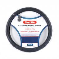 Чехол на руль CarLife SW115L р. L (39-41 см) черный
