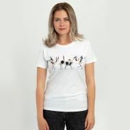 Футболка женская Imperial Women Танец аист DTF11502102/326 р.XXL белый