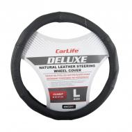 Чехол на руль CarLife SW331L р. L (39-41 см) черный