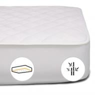 Наматрасник бамбуковый MirSon Стандарт Bamboo 276 обычный с резинкой по периметру 26х70x130 см 2200000346056