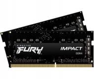 Оперативна пам'ять Kingston SODIMM DDR4 32 GB (2x16GB) 2666 MHz (KF426S16IBK2/32) FURY Impact