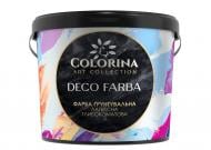 Грунтовочная краска COLORINA DECO FARBA глубокий мат белый 5 л