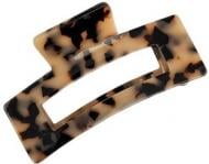 Зажим для волос MISO accessory квадратный 7,5 см леопард