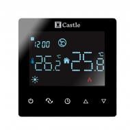 Терморегулятор для теплого пола Castle AC606H с функцией WI-FI (Черный)