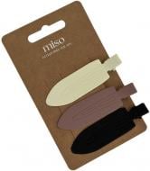 Заколки для волосся MISO accessory матові (білий, пудра, чорний)