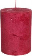 Свеча Цилиндр металлик красная ESTE