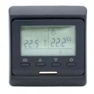 Терморегулятор для теплого пола Castle E51.716 Black Mat