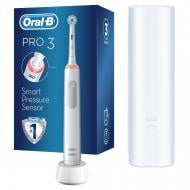 Электрическая зубная щетка Oral-B Pro 3 3500 Sensitive Clean белая + чехол