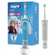 Электрическая зубная щетка Oral-B Family Edition, 2 шт: Vitality & Kids Холодное Сердце 2
