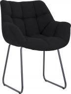 Стул обеденный Nowy Styl VENSAN PLUS CFS ANTR (BOX) KL-019 черный/антрацит