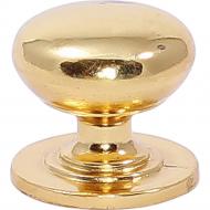 Мебельная ручка кнопка Larvij L2.1008.025.28 золотой