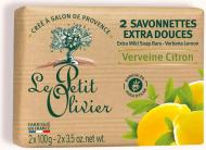 Мыло Le Petit Olivier Вербена и лимон 100 г 2 шт./уп.