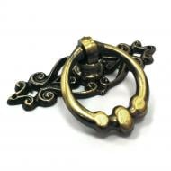 Меблева ручка кнопка Larvij L3.7025.066.20 антична бронза