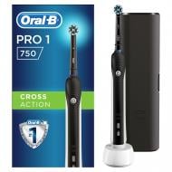 Електрична зубна щітка Oral-B Pro 750 D16.513.1UX чорна + дорожній чохол