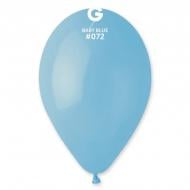Шарики латексные Gemar пастель 12" (30 см.) голубой 1 шт.