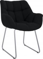 Стул обеденный Nowy Styl VENSAN PLUS CFS ALU (BOX) KL-019 черный/алюминий