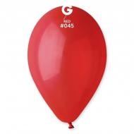 Кульки латексні Gemar пастель 12" (30 см.) червоний 1 шт.