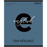 Тетрадь 48 лист. линейка Letters англ. язык K24-240-2 KITE