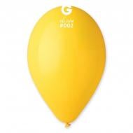 Шарики латексные Gemar пастель 12" (30 см.) желтый 1 шт.
