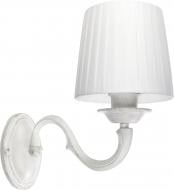 ВИТРИНА! Бра Arte Lamp Alba 1x40 Вт E27 белый с золотистым A9395AP-1WG