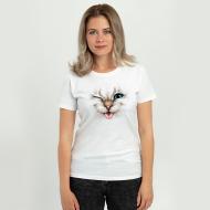Футболка женская Imperial Women Кошечка DTF11502102/331 р.S белый