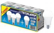 Лампа светодиодная Techlamp ПРОМО-ПАК 3+1 шт. 10 Вт A60 матовая E27 220 В 4000 К