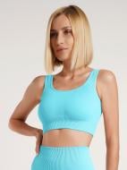 Топ Giulia Top rib sky blue р.L/XL блакитний