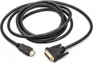 Кабель PowerPlant HDMI – DVI 3 м чорний