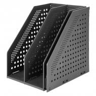 Лоток для паперів А4 на 1-3 вiдділи темно-сiрий 78995 Deli Лоток для паперів А4 на 1-3 вiдділи темно-сiрий 78995 Deli