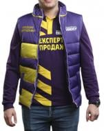 Жилет утеплений ЕКСПЕРТ З ПРОДАЖУ розмір XXL синій із жовтим