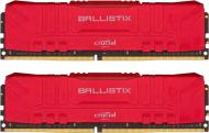 Оперативна пам'ять Micron DDR4 SDRAM 16 GB (2x8GB) 3200 MHz (BL2K8G32C16U4R) Ballistix Red