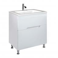 Тумба напольная Мойдодыр Форсаж 70 с умывальником Амальфи 70