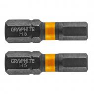 Бита GRAPHITE HEх5 х 25 мм 2 шт. 56H508