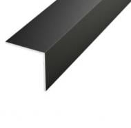 Уголок алюминиевый Braz Line 15x15x1 мм 2700 мм Черный мат RAL 9005 15Х15Х1