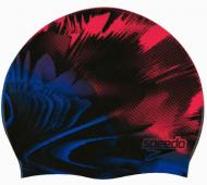 Шапочка для плавания Speedo SLOGAN PRT CAP AU 8-08385F945 one size червоно-синій Шапочка для плавания Speedo SLOGAN PRT CAP AU 8-08385F945 one size червоно-синій