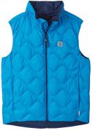 Жилет пуховой унисекс Reima Furu р.116 синий 5100060A-6630