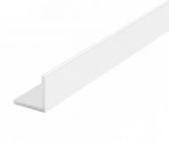 Уголок алюминиевый Braz Line 15x15x1 мм 2700 мм Белый мат RAL 9016 RAL 9016