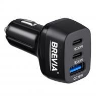 Автомобильное зарядное устройство Brevia ePower TriDrive 78W 2xUSB-C+1xUSB-A