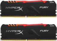 Оперативная память Kingston DDR4 SDRAM 16 GB (2x8GB) 3600 MHz (HX436C17FB3AK2/16) HyperX Fury RGB