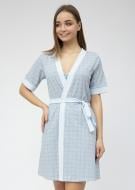 Халат женский Roksana Verona 1159/16398 р. М голубой с рисунком