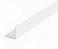 Уголок алюминиевый Braz Line 25x25x1,5 мм 2700 мм Белый мат RAL 9016 RAL 9016
